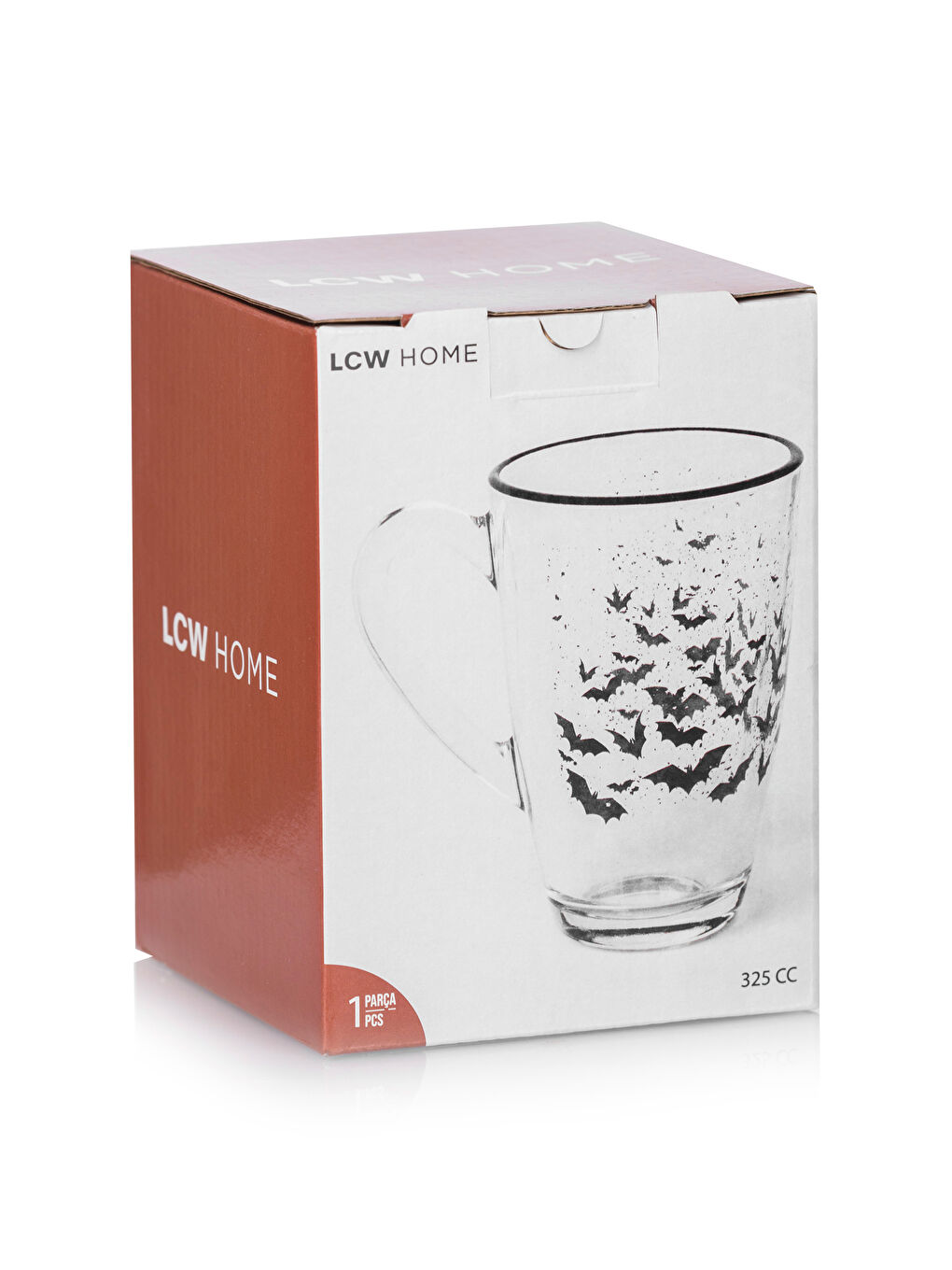 LCW HOME Karışık Baskılı H12 Baskılı Cam Kupa 325 Ml - 3