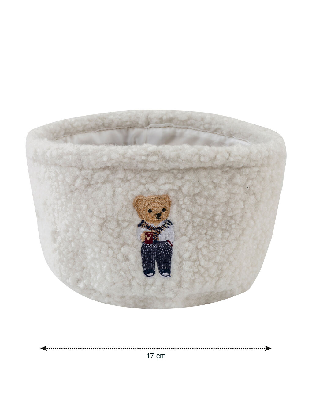 LCW HOME Beyaz Ayı Teddy Nakışlı Organizer 17 Cm - 3