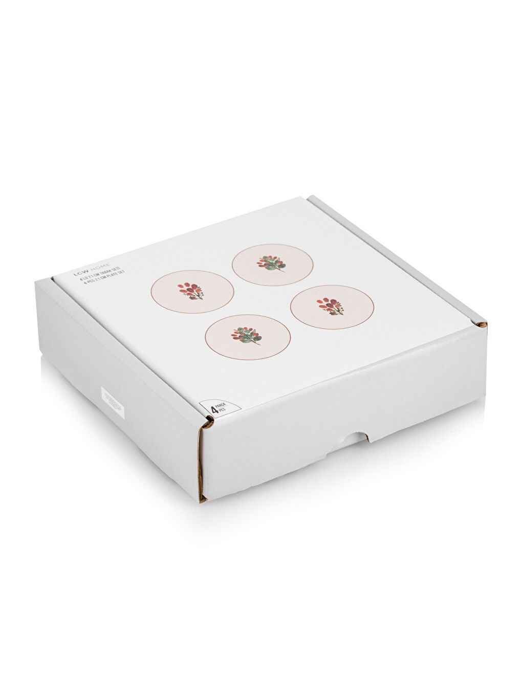 Štampani Keramički Tanjir Set od 4 21 cm-3