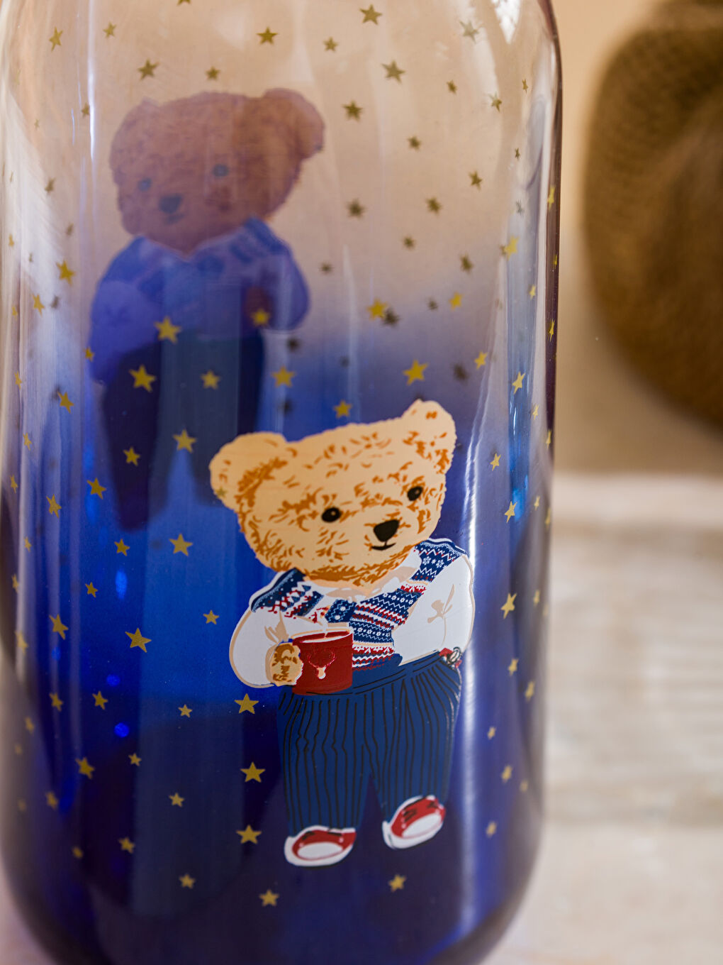 LCW HOME Lacivert Ayıcık Teddy Baskılı Kapaklı Sürahi 1200 Ml - 2