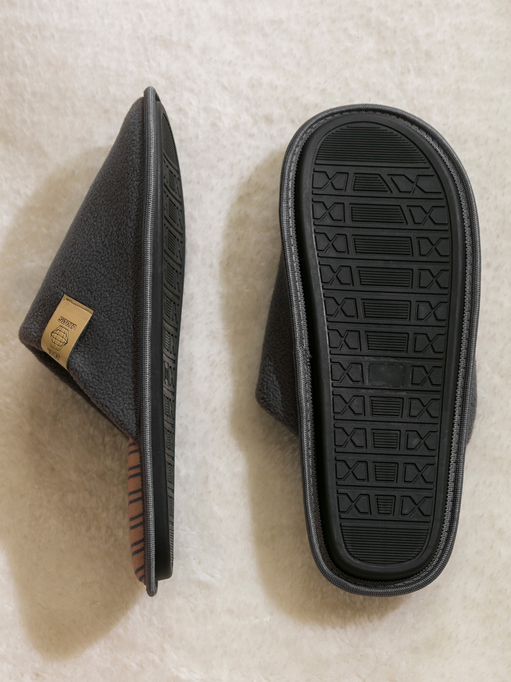 Striped Men's Home Slippers-3