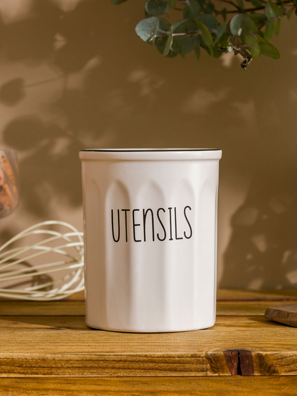 Siyah Seramik Baskılı Kaşıklık-1