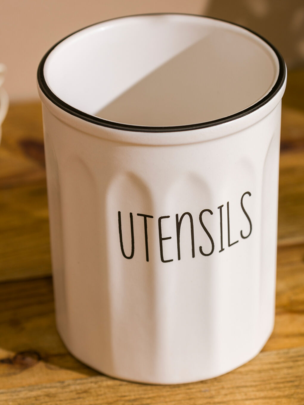 Siyah Seramik Baskılı Kaşıklık-2