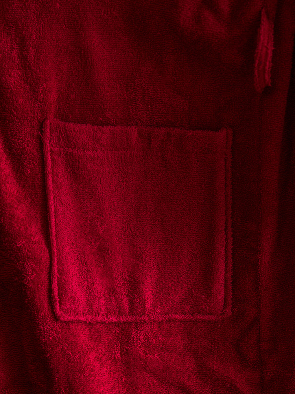 Bordo Ayı Teddy Nakışlı Kadın Bornoz-3