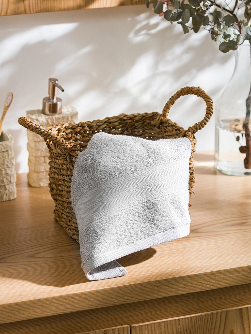 Serviette de toilette en coton 50x80 cm