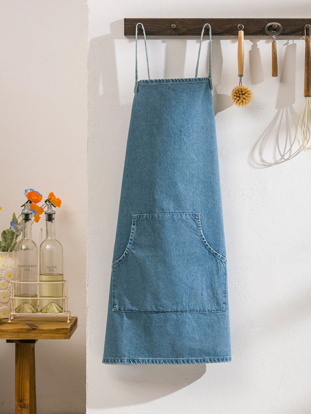 Schürze mit Taschen-Detail