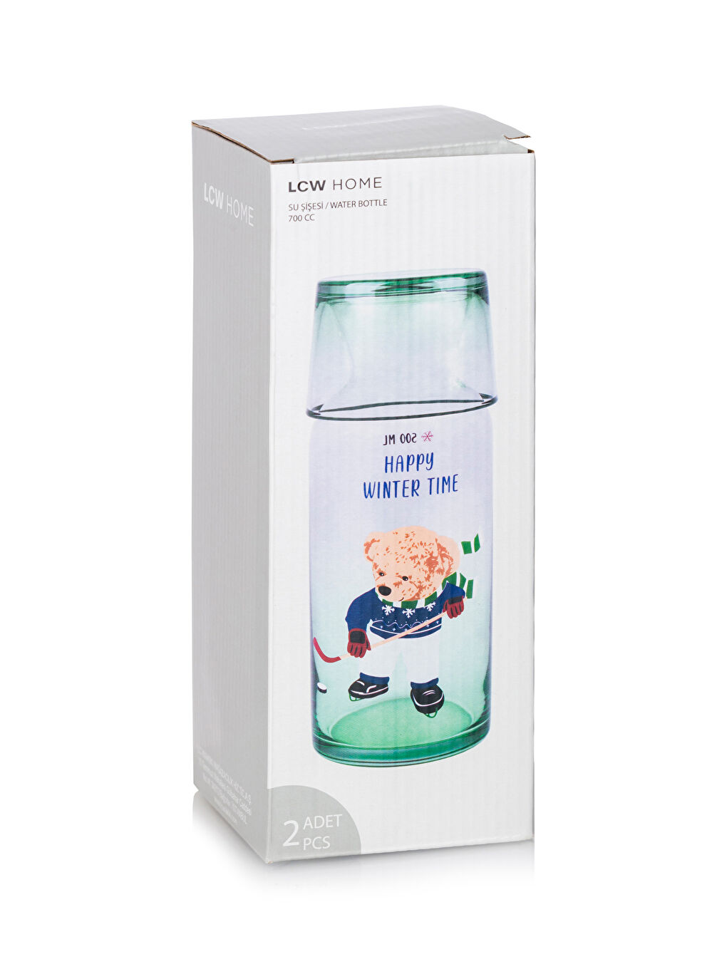 LCW HOME Yeşil Ayı Teddy Baskılı Baş Ucu Sürahisi 700 Ml - 4