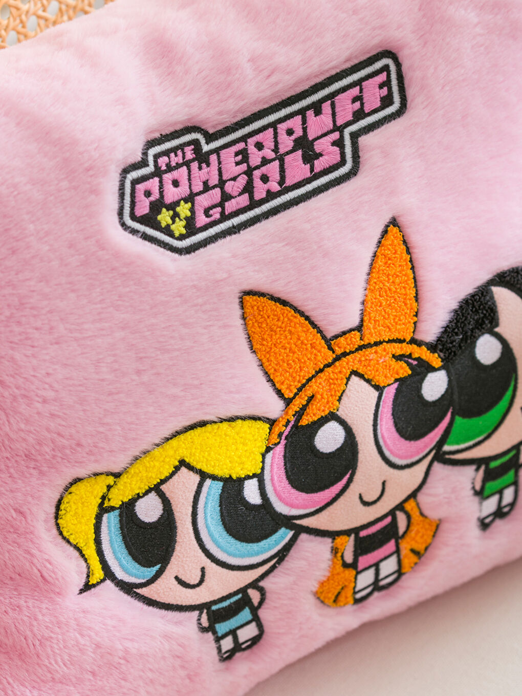 LCW HOME Pembe Powerpuff Girls Nakışlı Kırlent  35x45 Cm - 2