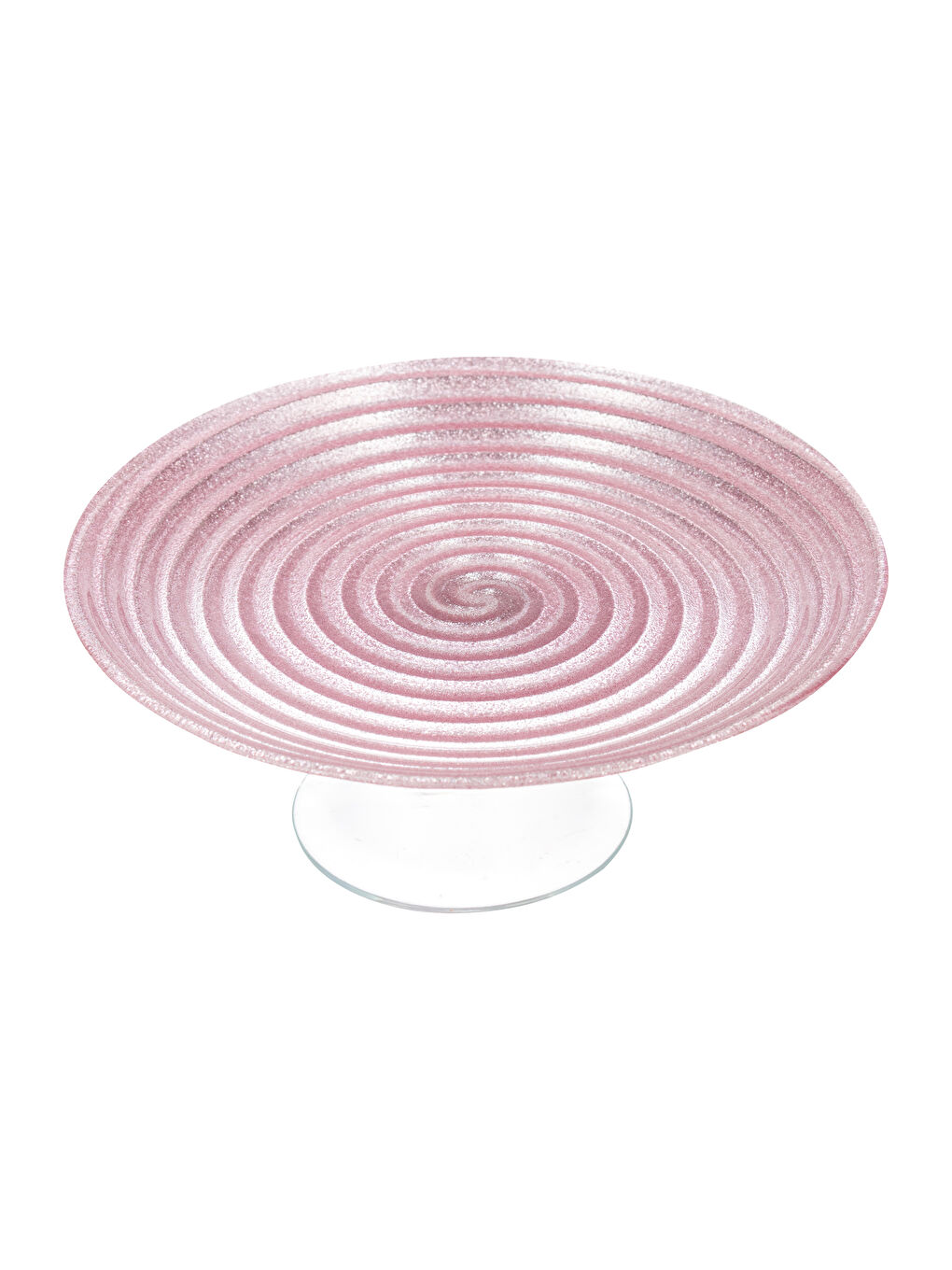 LCW HOME Açık Pembe Ayaklı Cam Sunumluk 21 Cm - 4