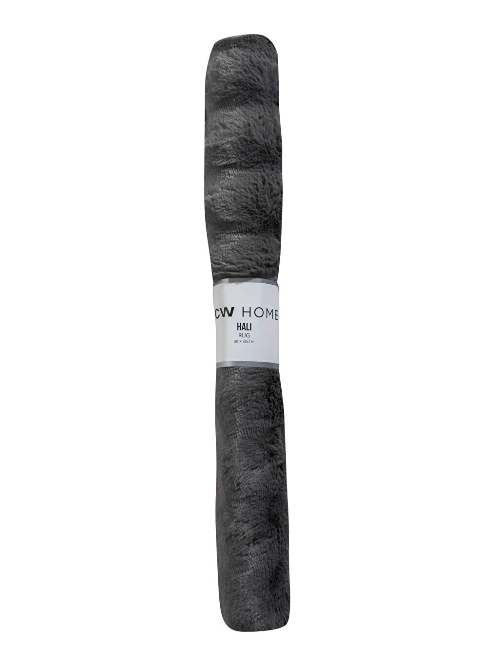 LCW HOME Gri Pelüş Halı 80x150 Cm - 4