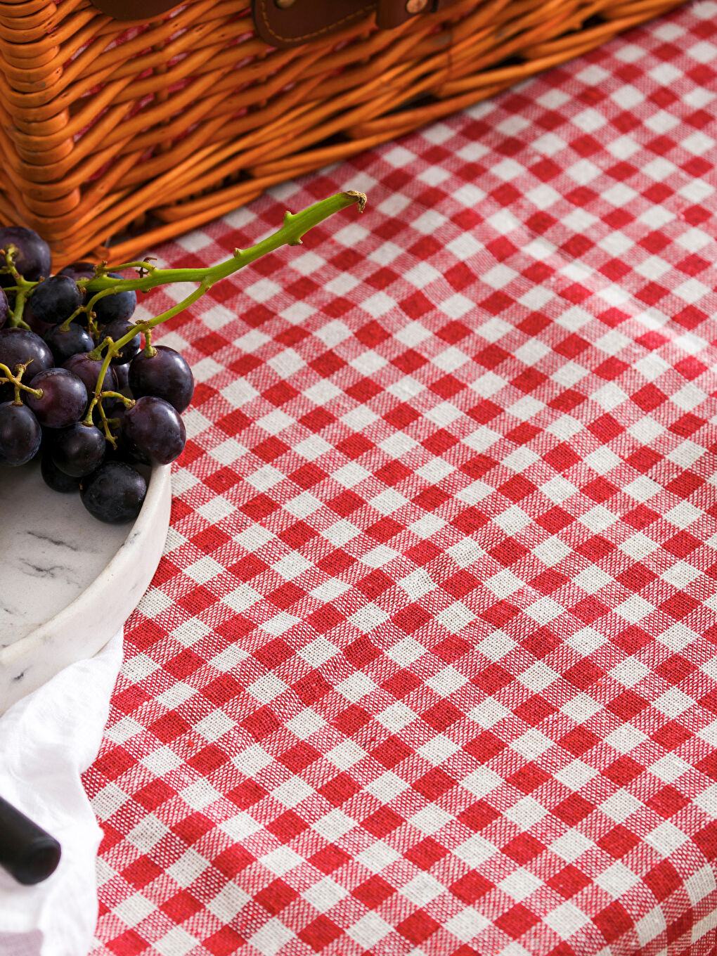 Nappe à carreaux 160x160 cm-3