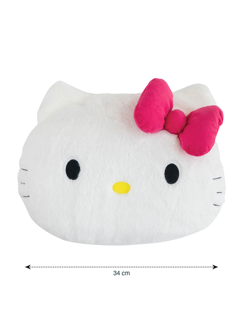 LCW HOME Beyaz Hello Kitty Lisanslı Bebek Kırlent 34 Cm - 3