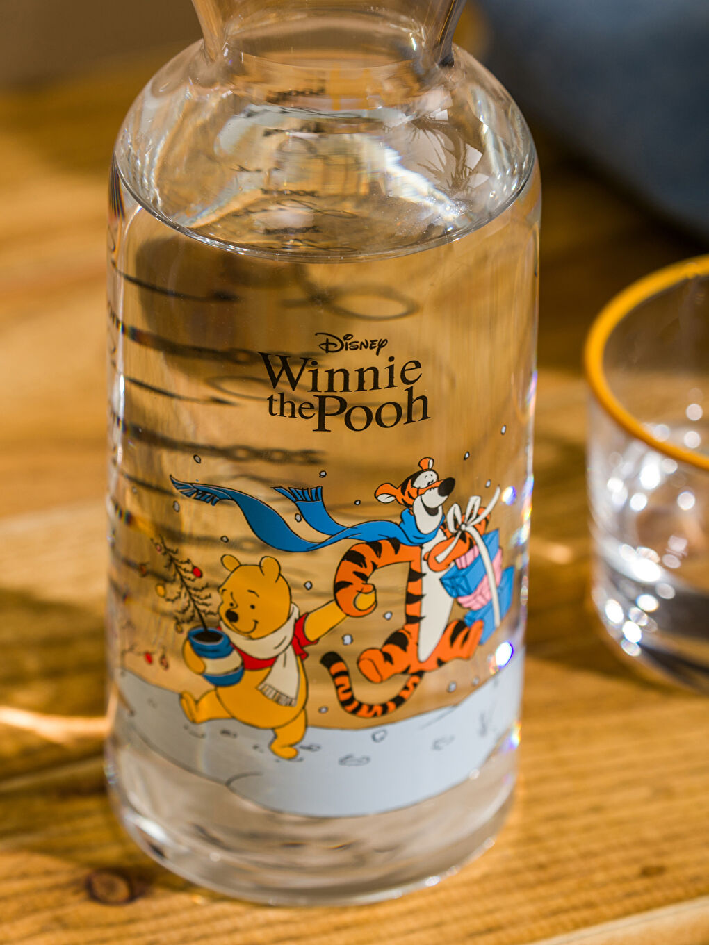 LCW HOME Karışık Winnie The Pooh Baskılı Cam Sürahi 700 Ml - 3