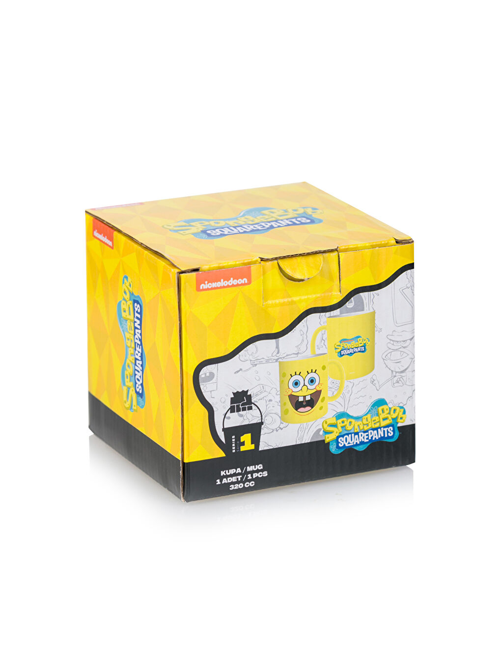 LCW HOME Karışık Sünger Bob Baskılı Seramik Kupa 320 Ml - 3