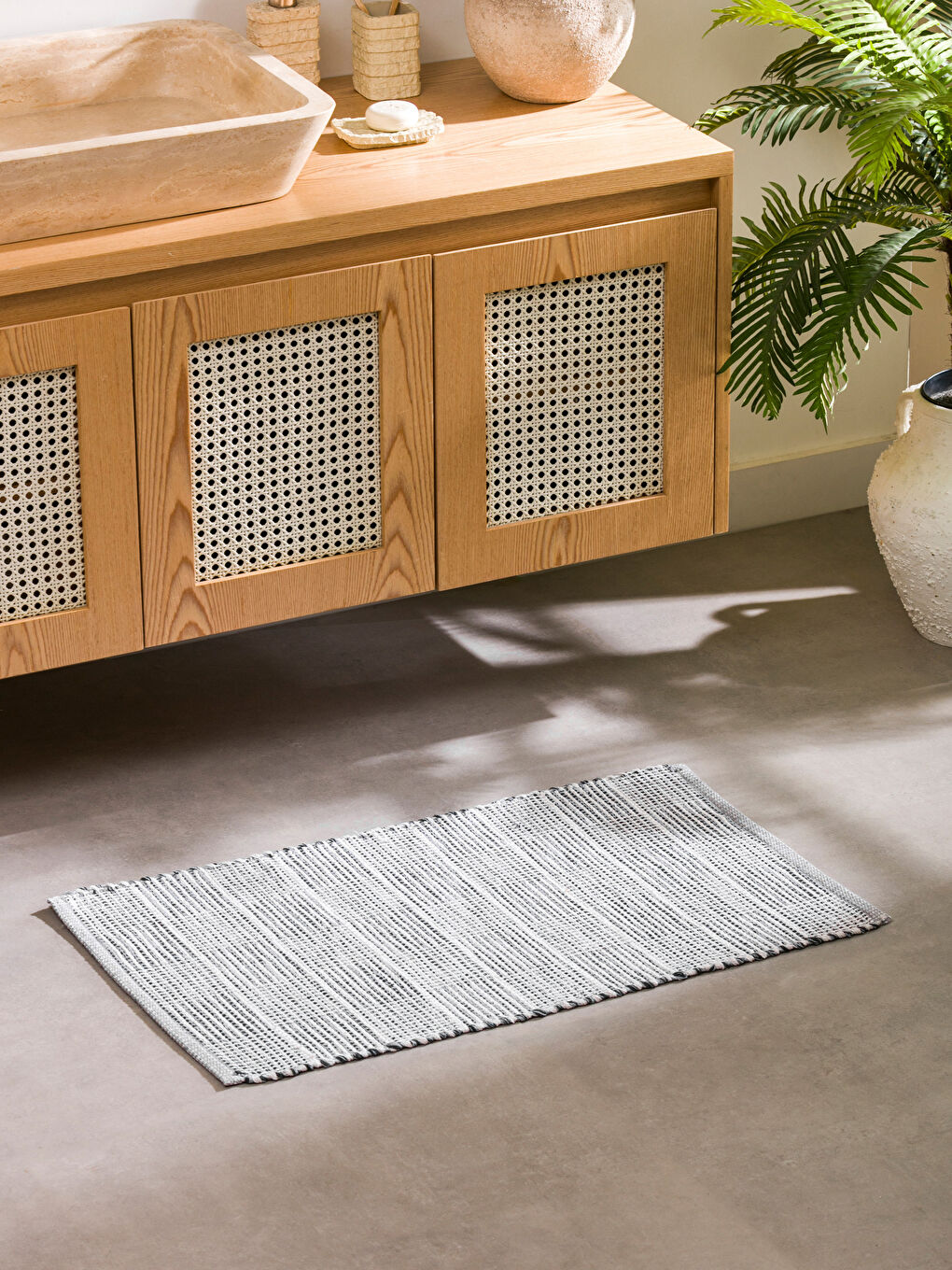 Patterned Bath Mat 50x80 cm
