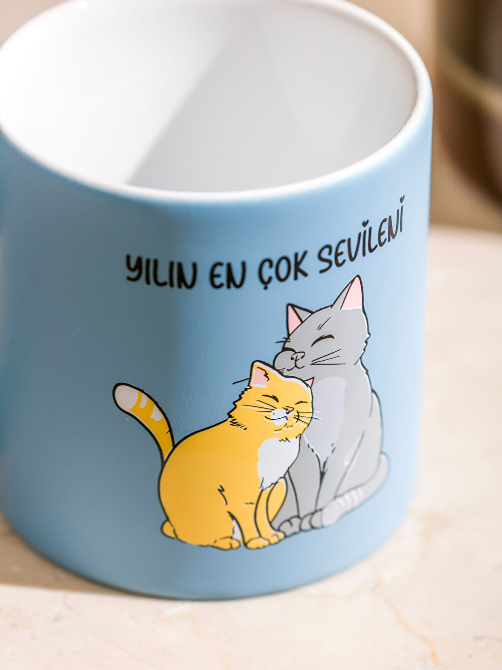 LCW HOME Karışık Kedi Baskılı Porselen Kupa 320 Ml - 2