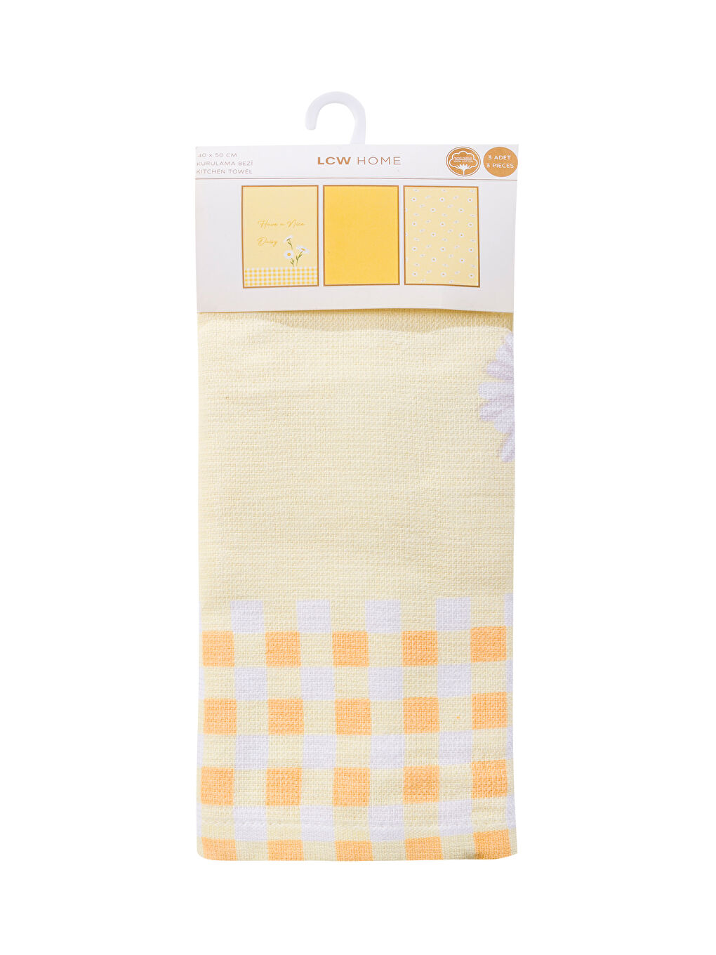 منشفة شاي مُزهرة ٣ قطع 40x50 سم-8