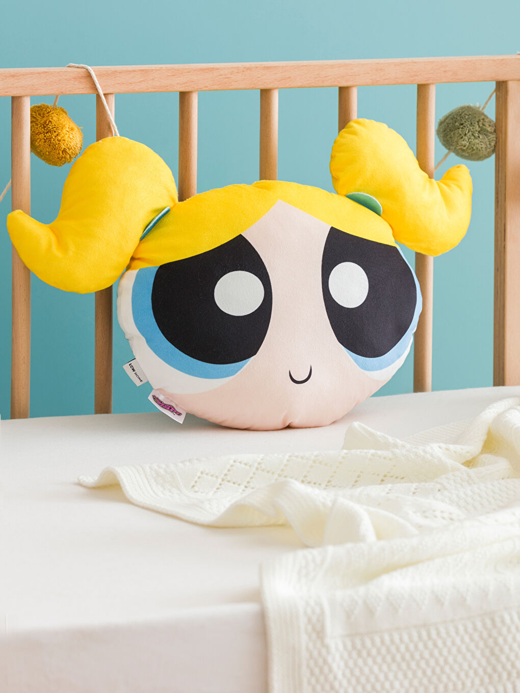 LCW HOME Karışık Powerpuff Girls Nakışlı Bebek Kırlent 45 Cm