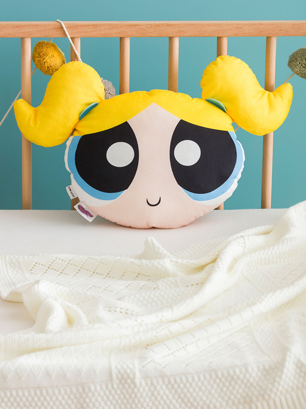 LCW HOME Karışık Powerpuff Girls Nakışlı Bebek Kırlent 45 Cm - 1