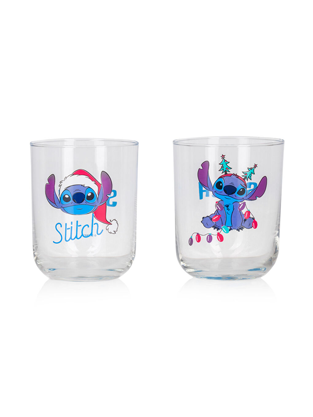 LCW HOME Karışık Stitch Baskılı Cam Bardak Seti 3'lü 350 Ml - 5