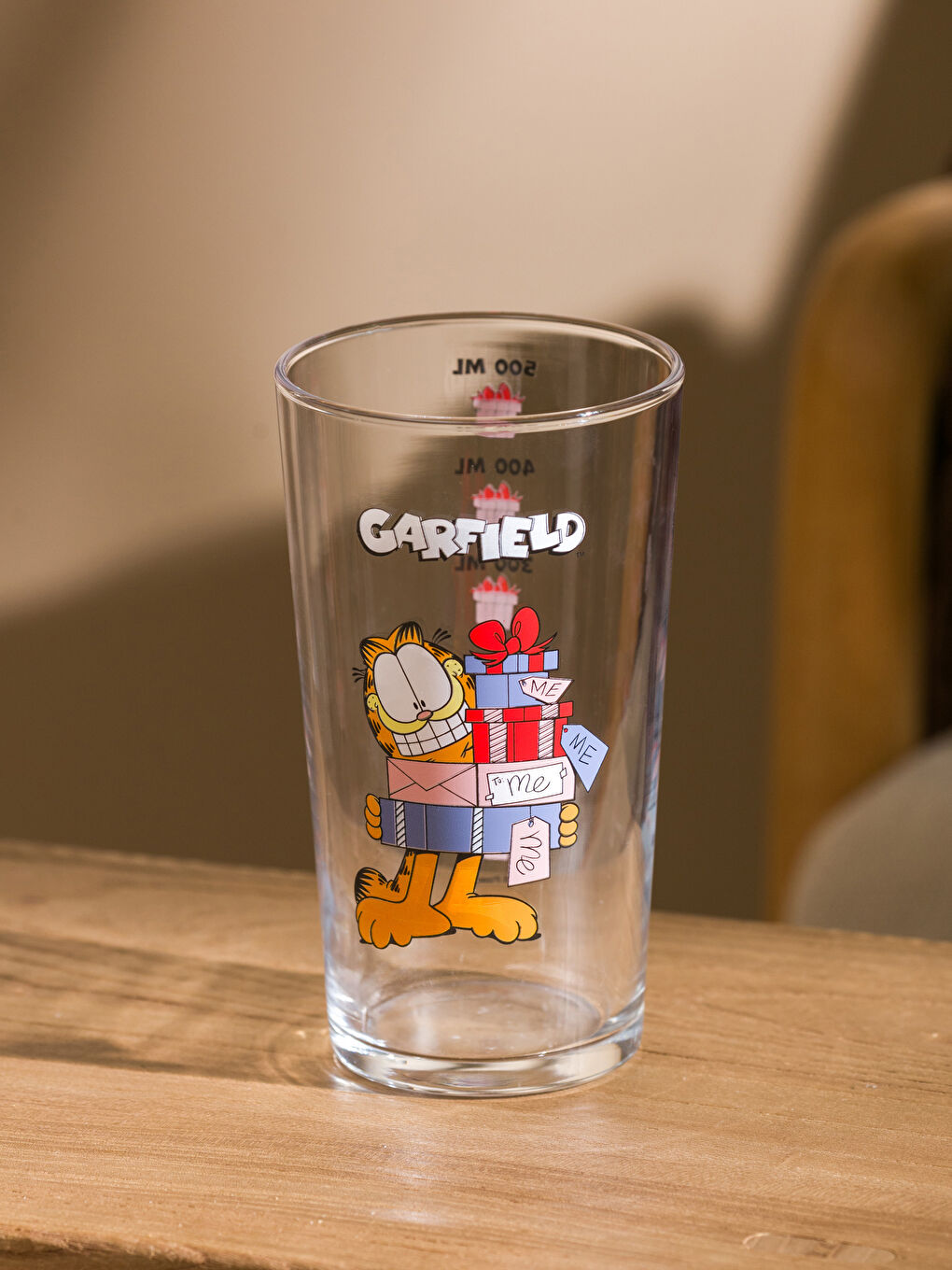 LCW HOME Karışık Garfield Baskılı Cam Bardak 500 Ml - 2