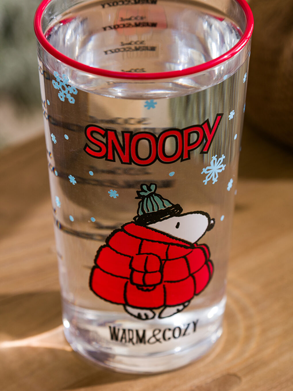 LCW HOME Karışık Snoopy Baskılı Cam Bardak 500 Ml - 3