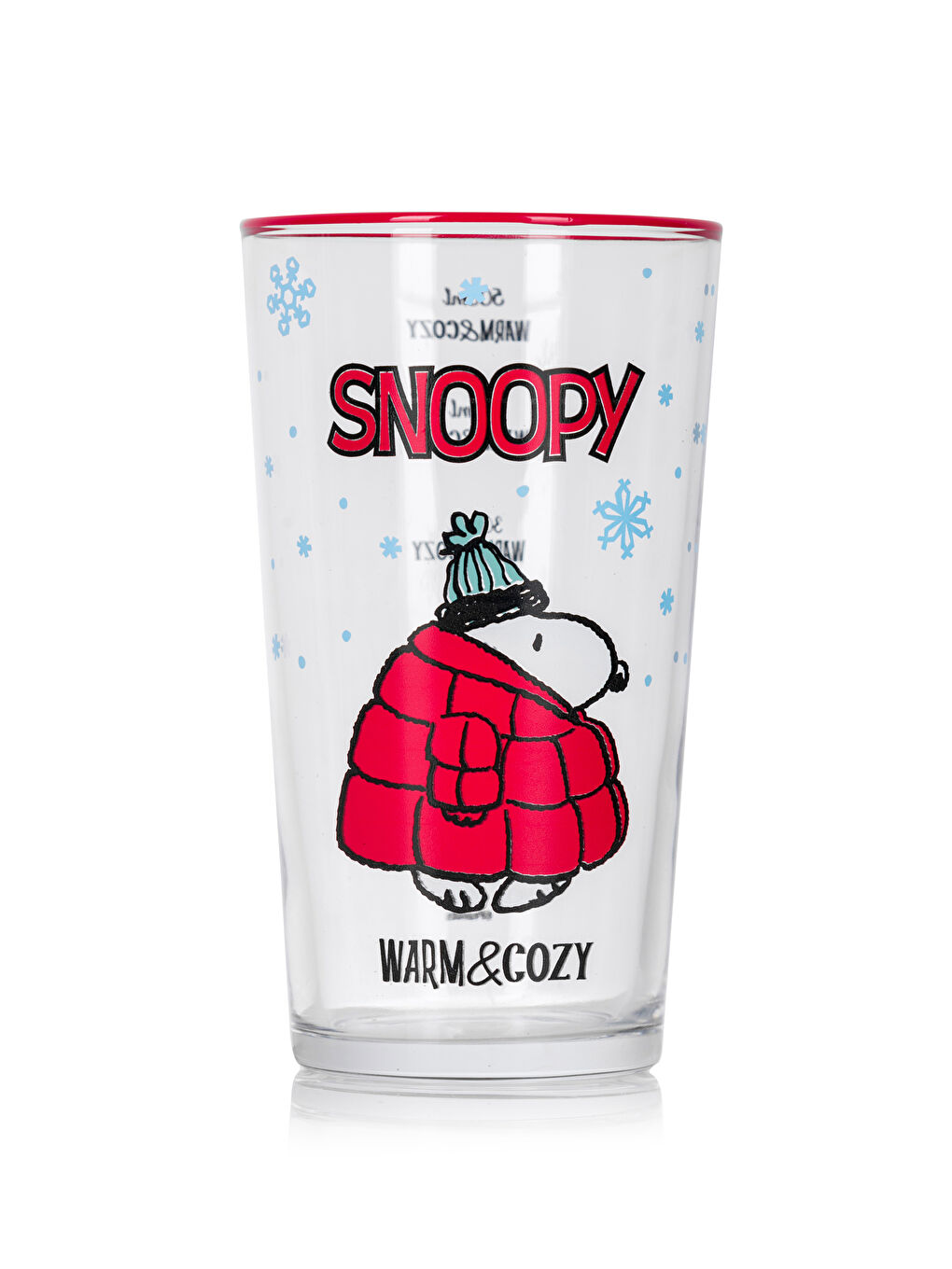 LCW HOME Karışık Snoopy Baskılı Cam Bardak 500 Ml - 5