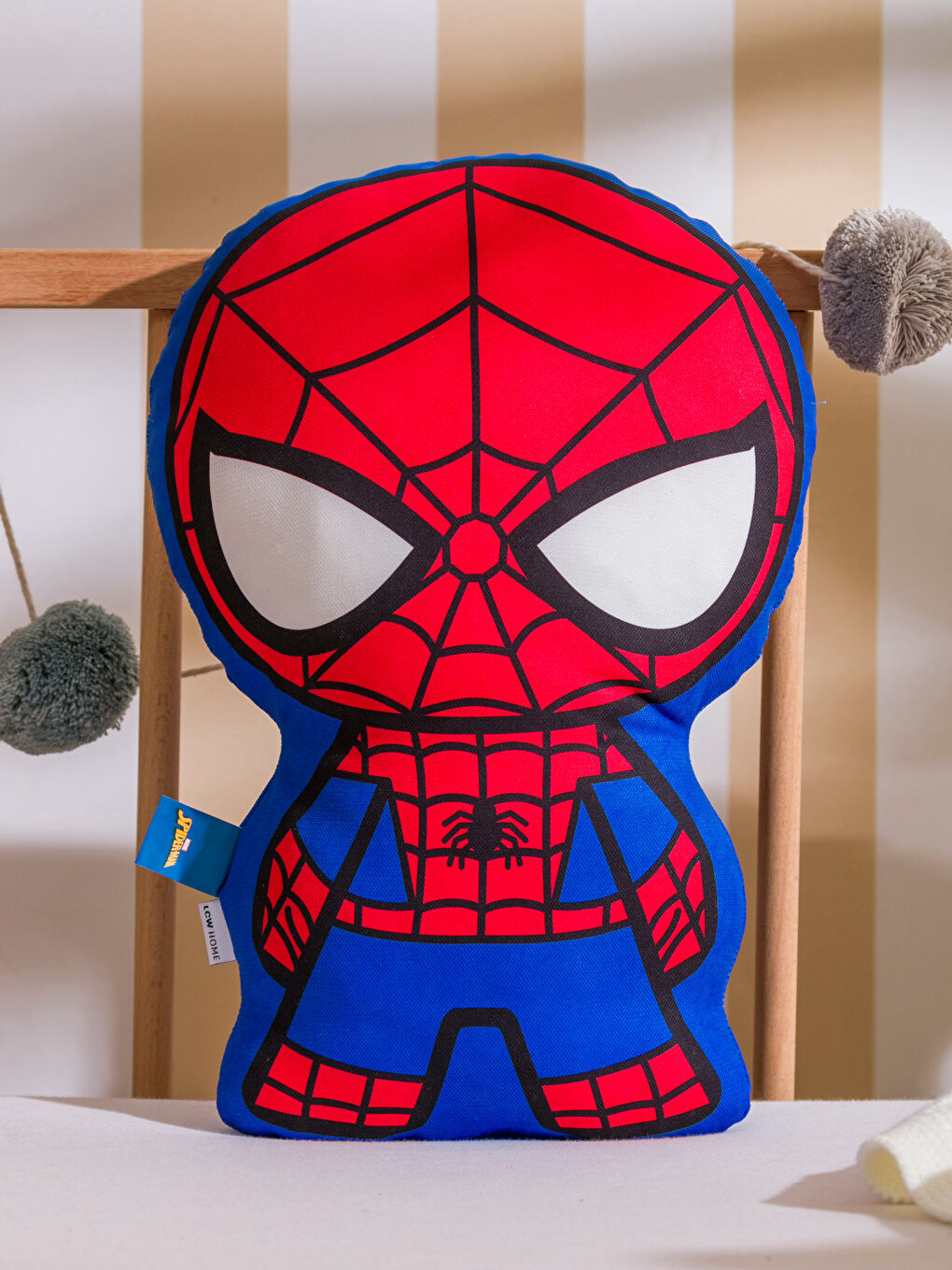 Spider-Man Printed Filled Baby Cushion 43 cm-1