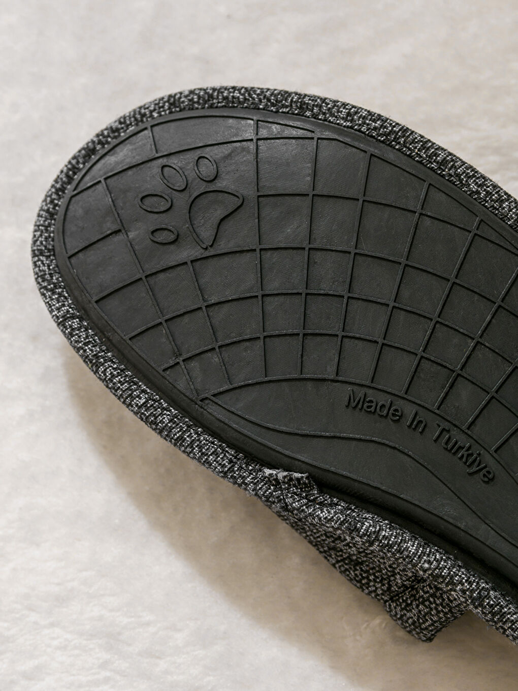 Antrasit Erkek Ev Terliği-4