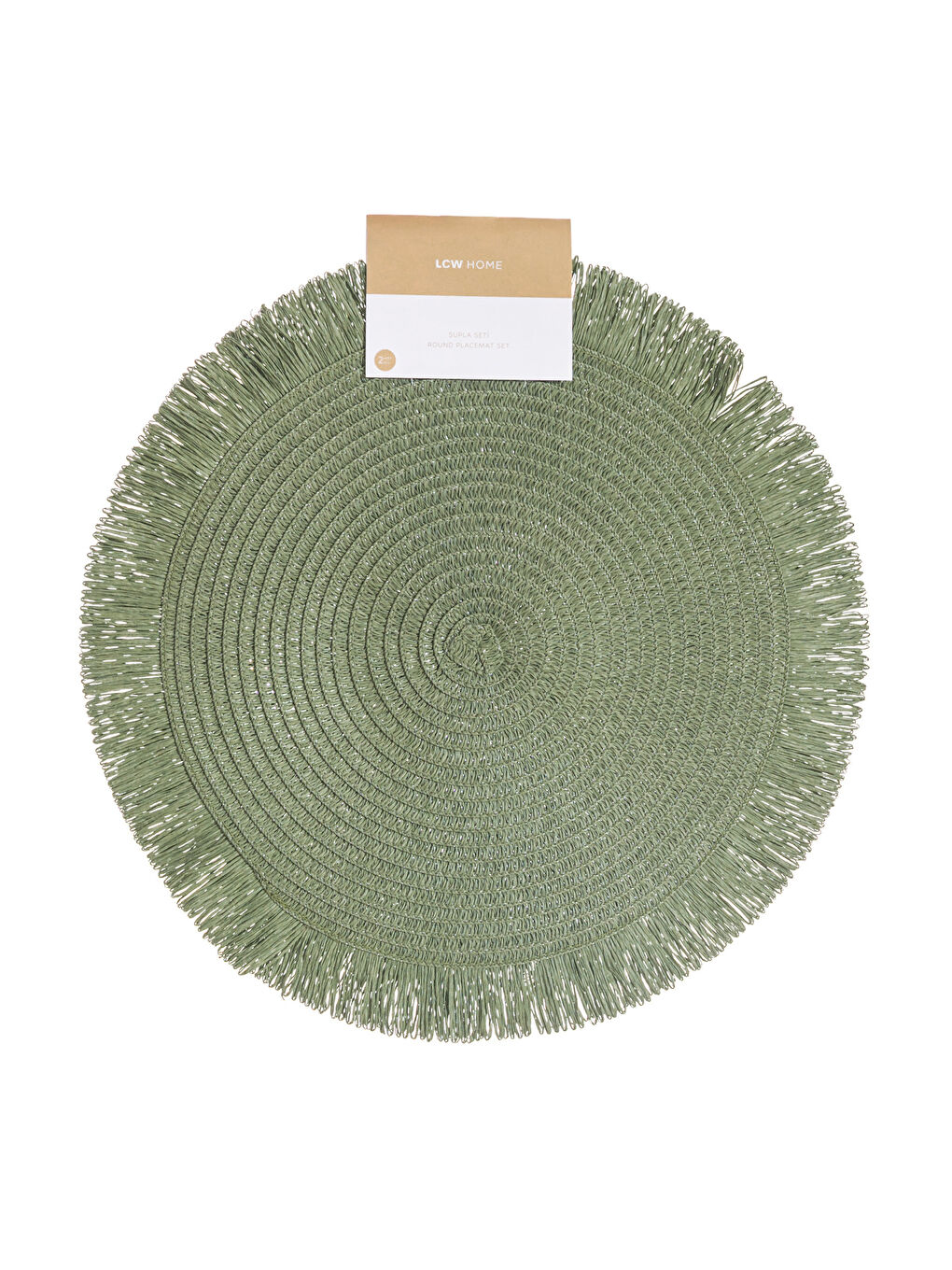 Yeşil Hasır Supla Seti 2'li 39 cm-4