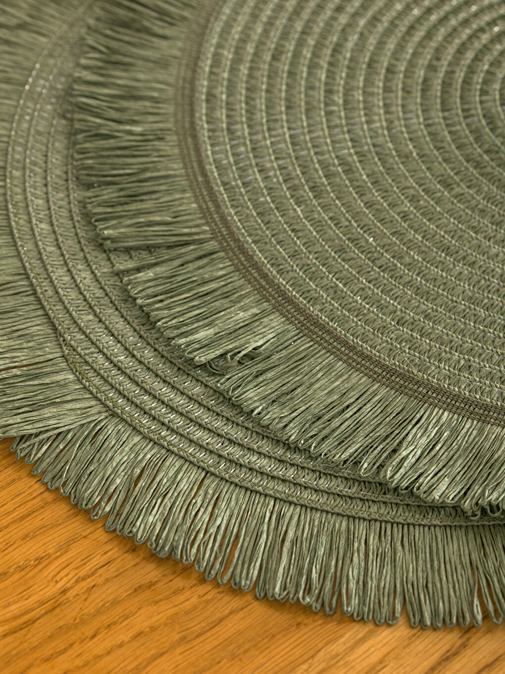 Yeşil Hasır Supla Seti 2'li 39 cm-3