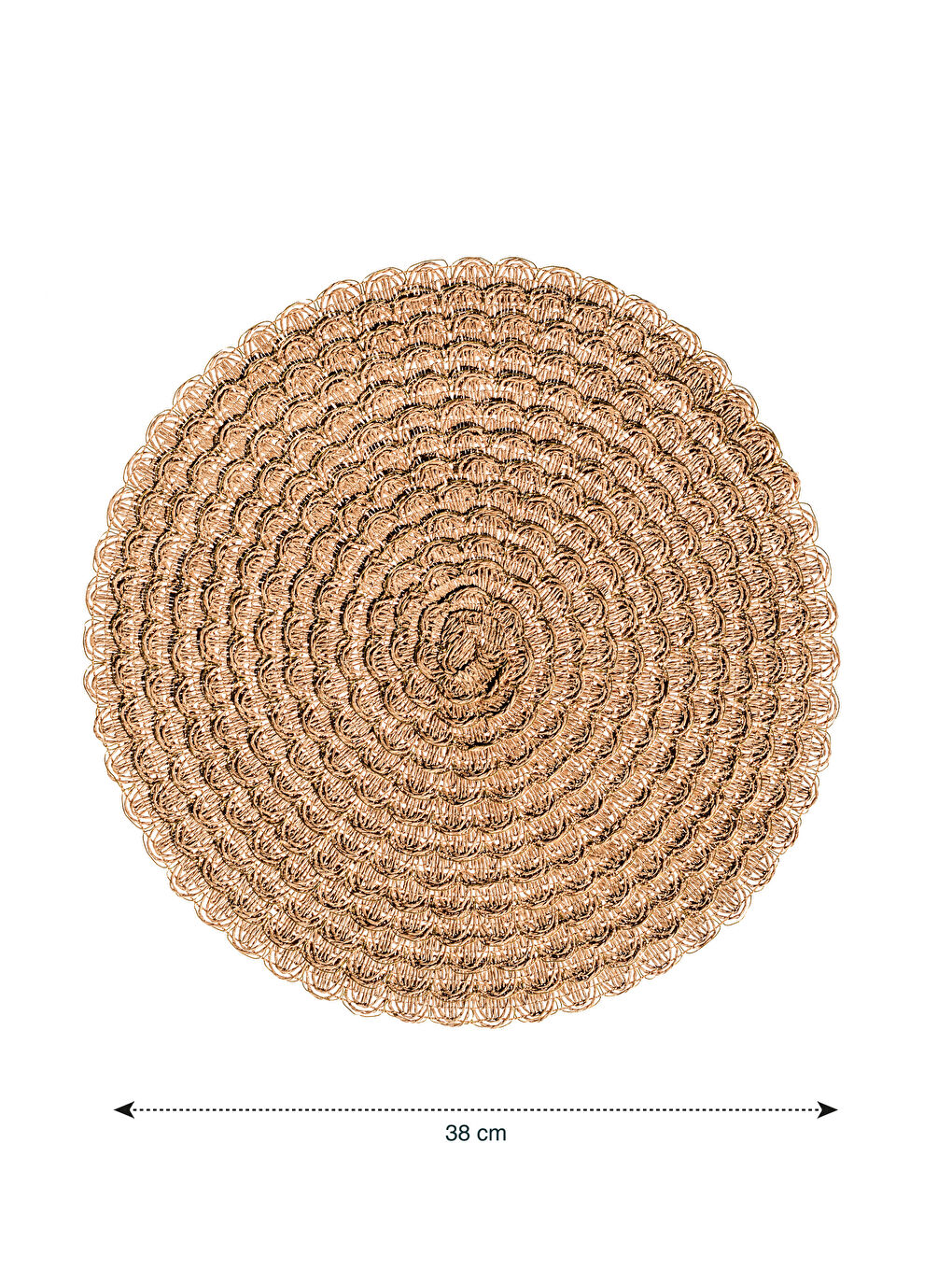 Wicker Underplate Set 2 Pack 38 cm-4