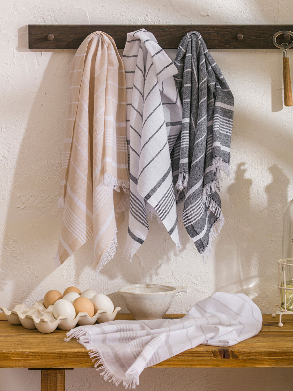 LCW HOME Embroidered Tea Towel 3-pack 40x50 cm -W55905Z8-F9C