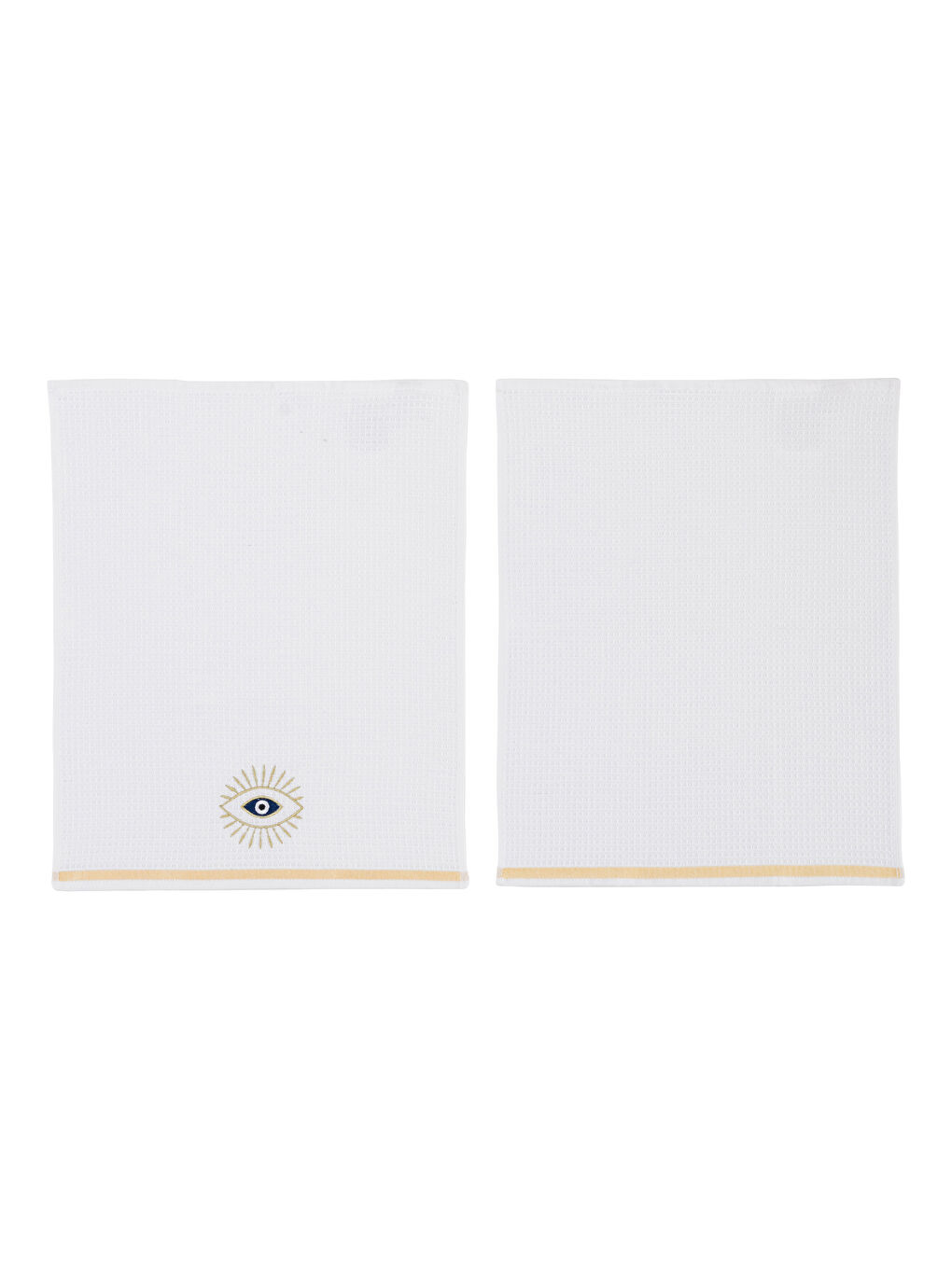 LCW HOME Peškir za čajnik sa vezenim očima 2 komada 40x50 cm -W55926Z8-J5E
