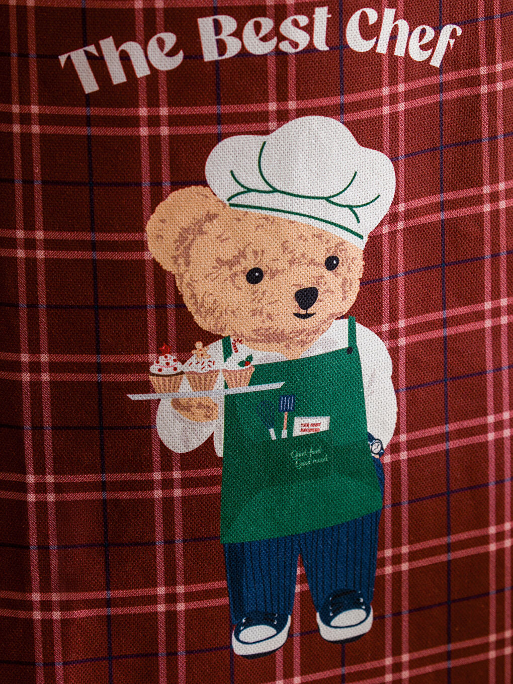 LCW HOME Teddy Bear Printed Cooking Apron -W55957Z8-K2P