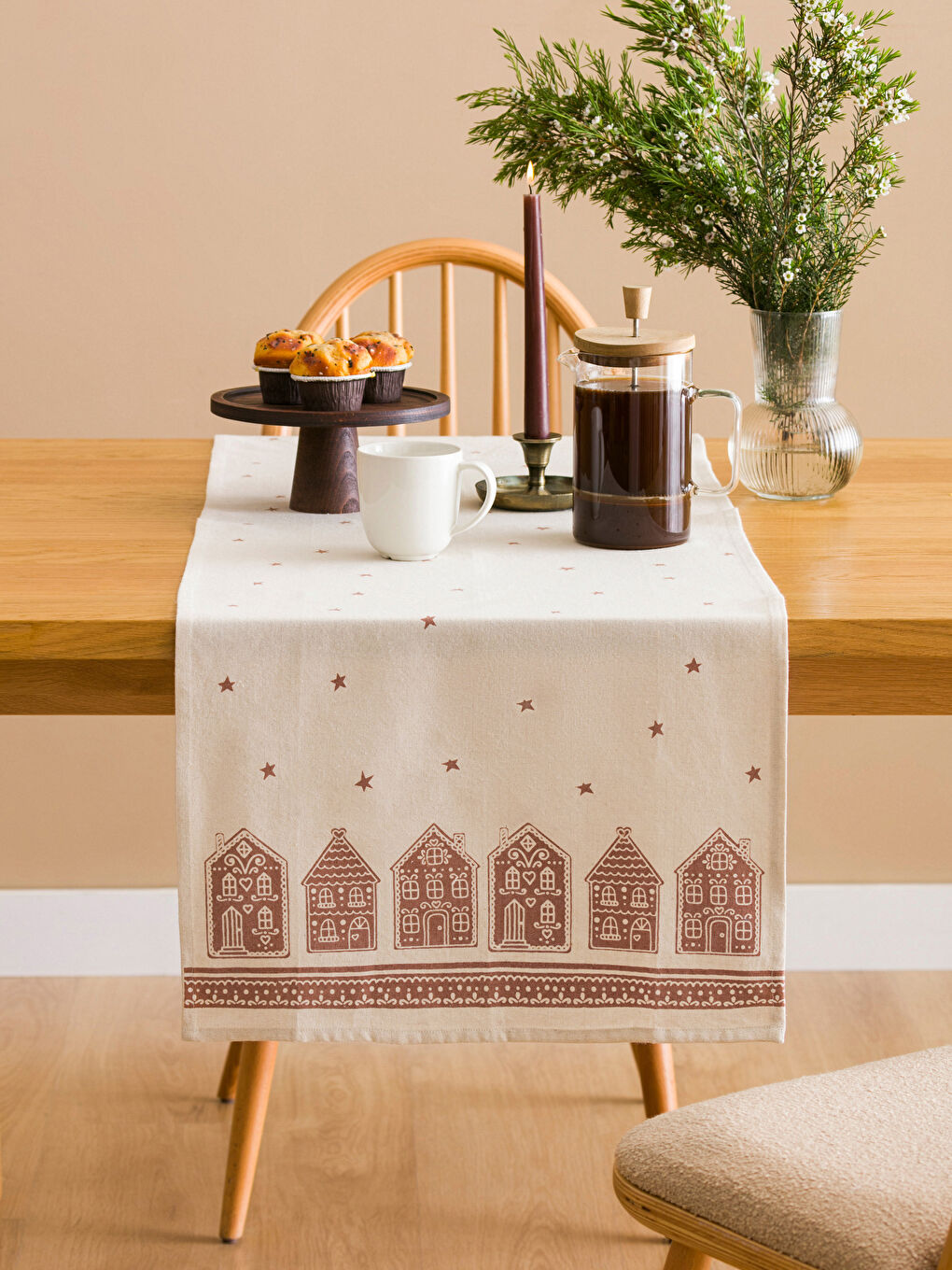 مفرش طاولة مطبوع 45x150 سم-1
