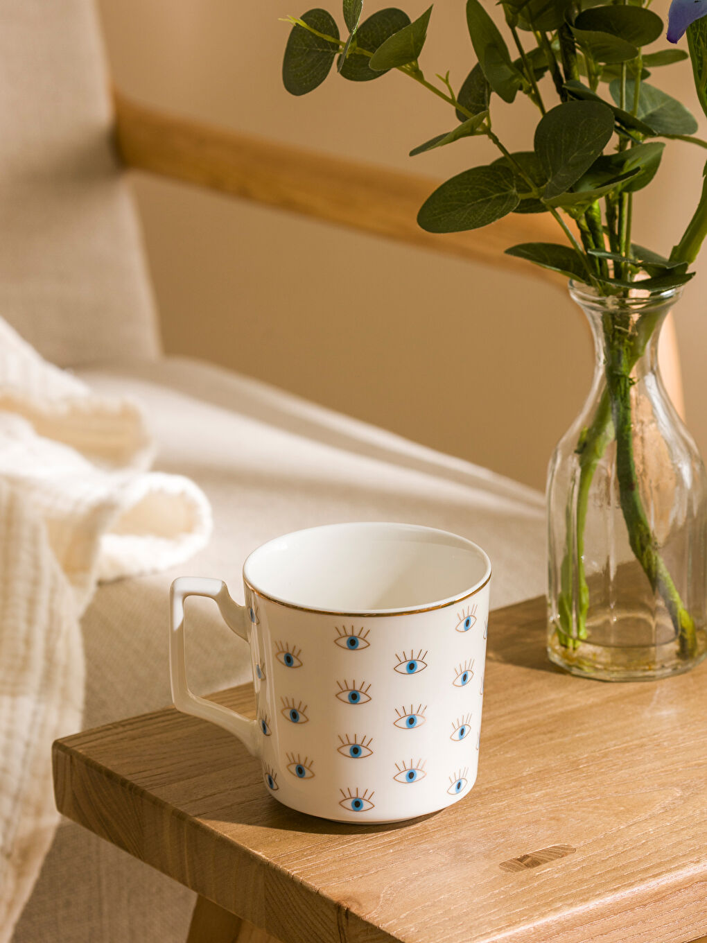 LCW HOME Eye Printed Porcelain Mug 360 ml -W56272Z8-F9C