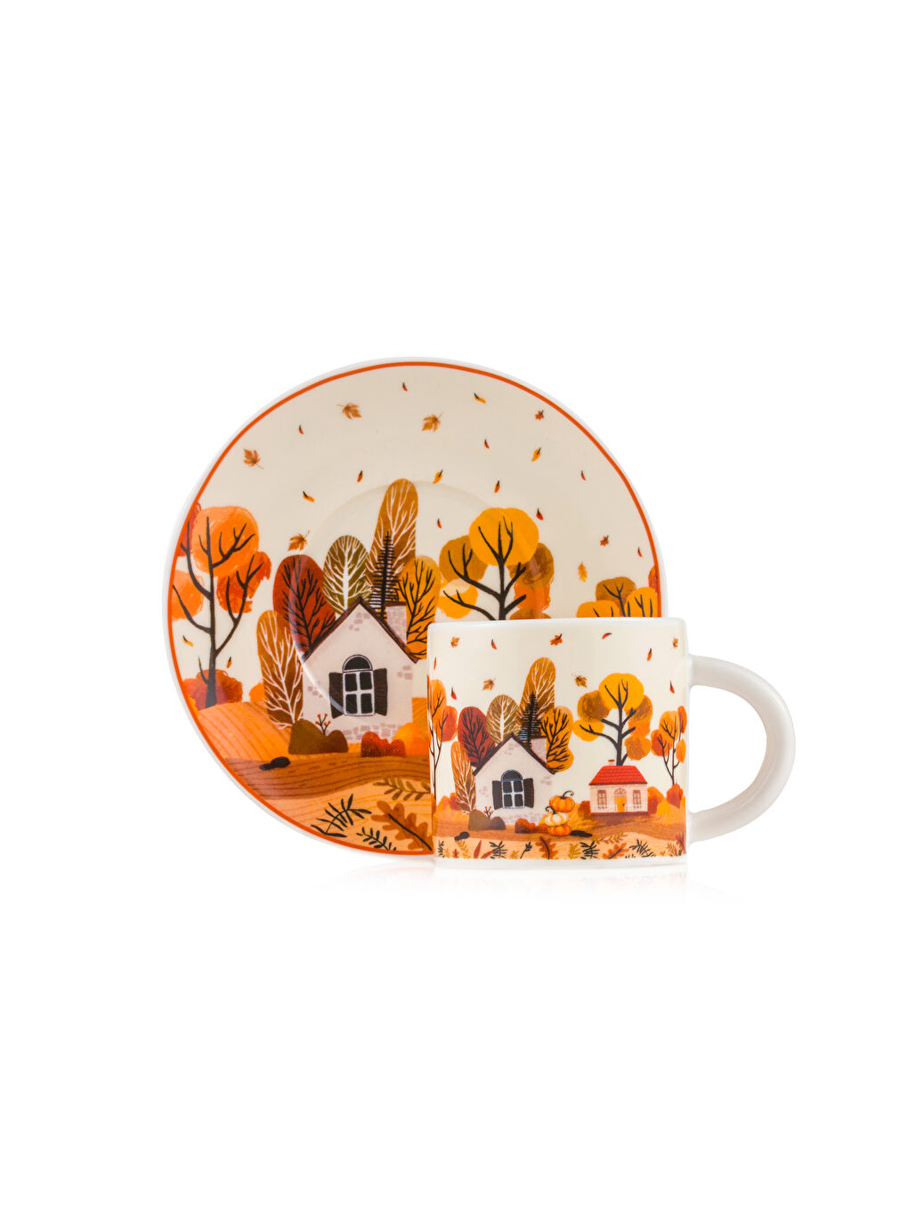 BROWN Coffee Cup Set-4