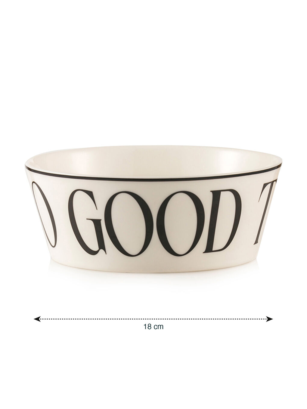 Printed Ceramic Salad Bowl 18 cm-3