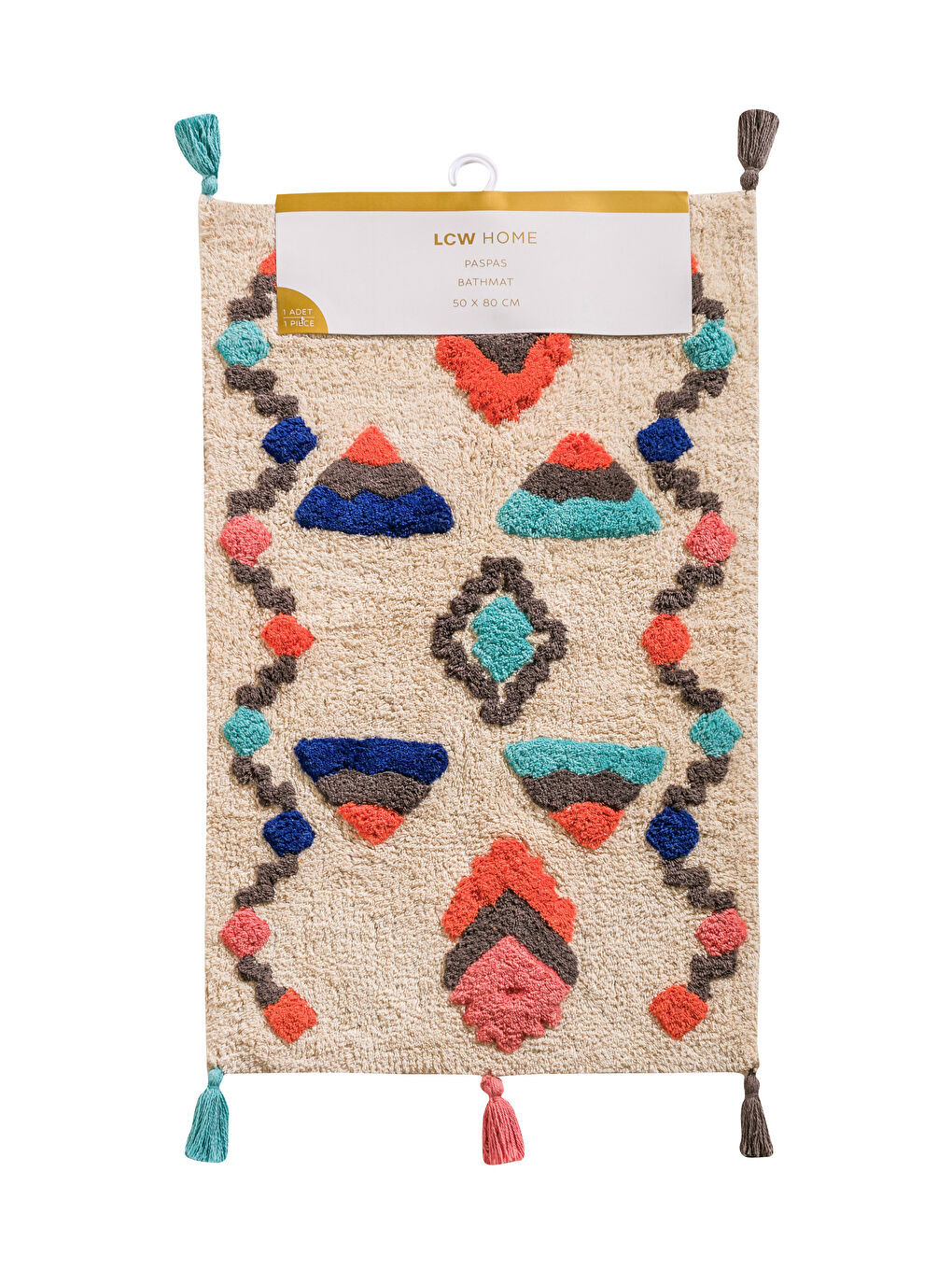 Tasseled Bath Mat 50x80 Cm-4