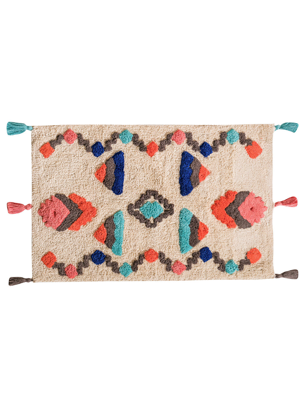 Tasseled Bath Mat 50x80 Cm-5