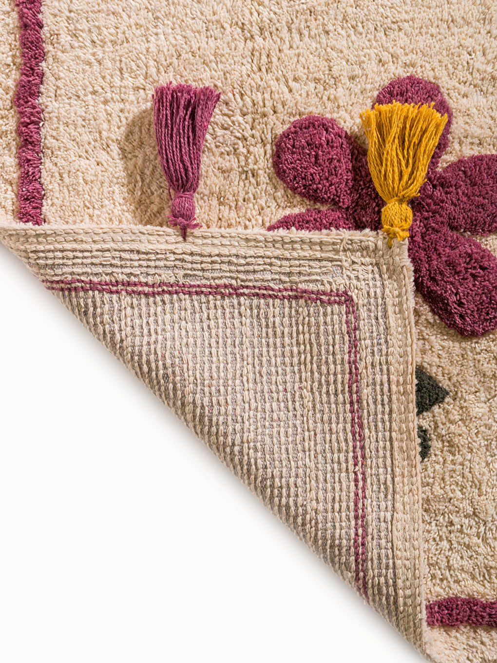 LCW HOME Cvetna Vezena Prostirka za Kupatilo 50x80 cm -W56690Z8-F9C