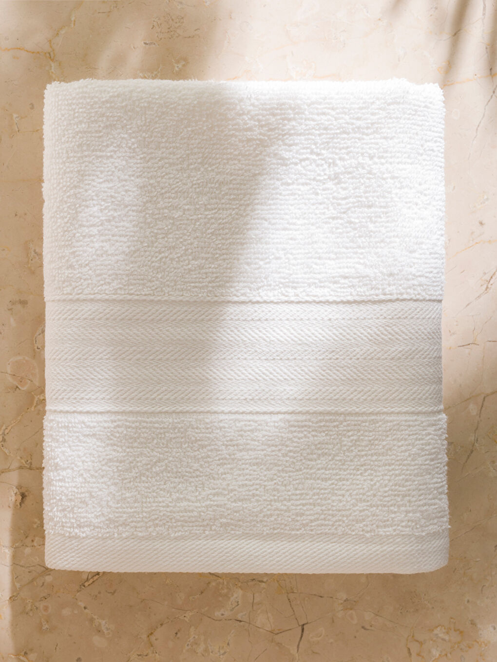 LCW HOME Embroidered Cotton Face Towel 50x80 cm -W56913Z8-EEW