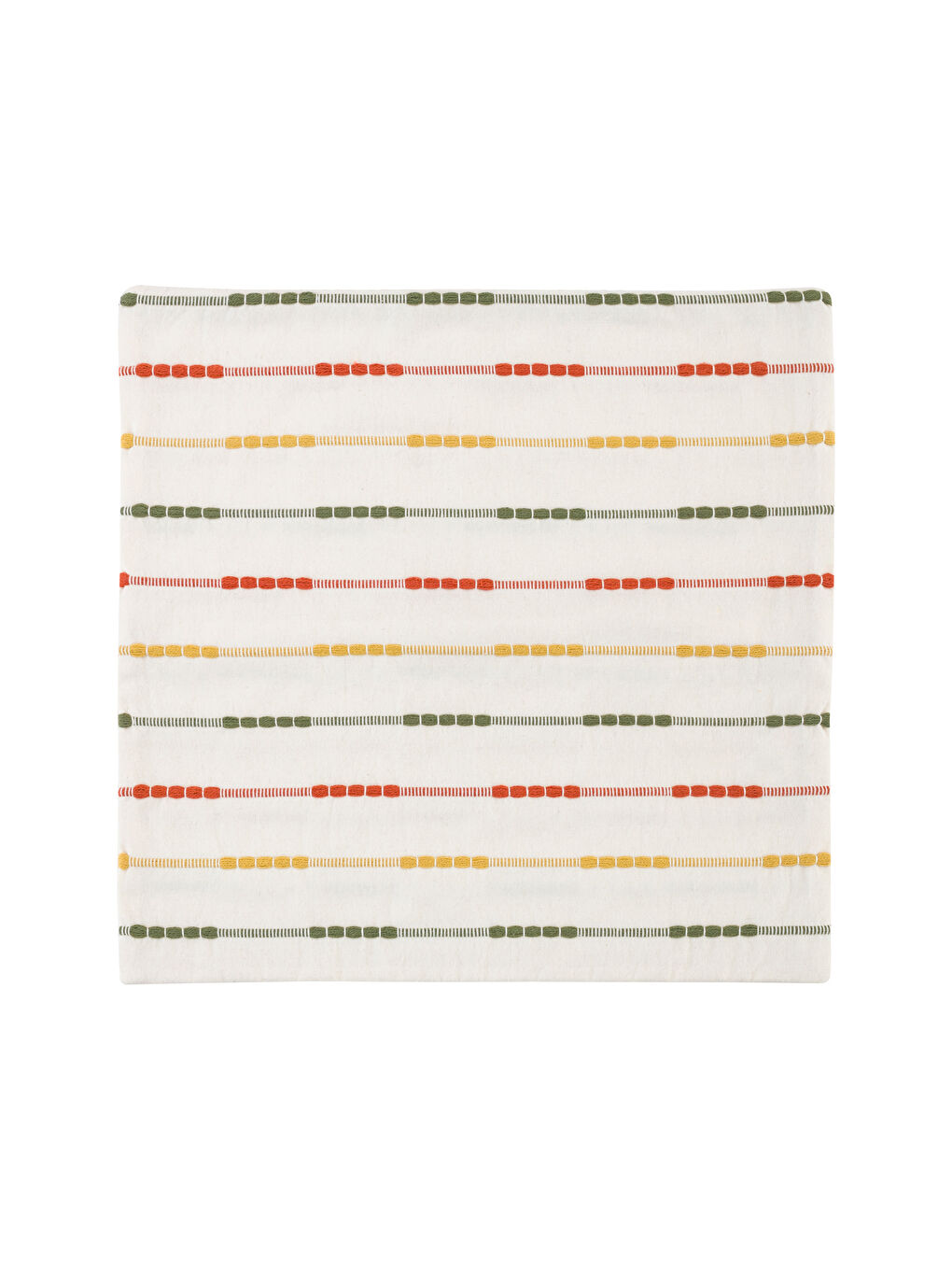 LCW HOME Striped Embroidered Cushion Case 45x45 cm -W57114Z8-V7F