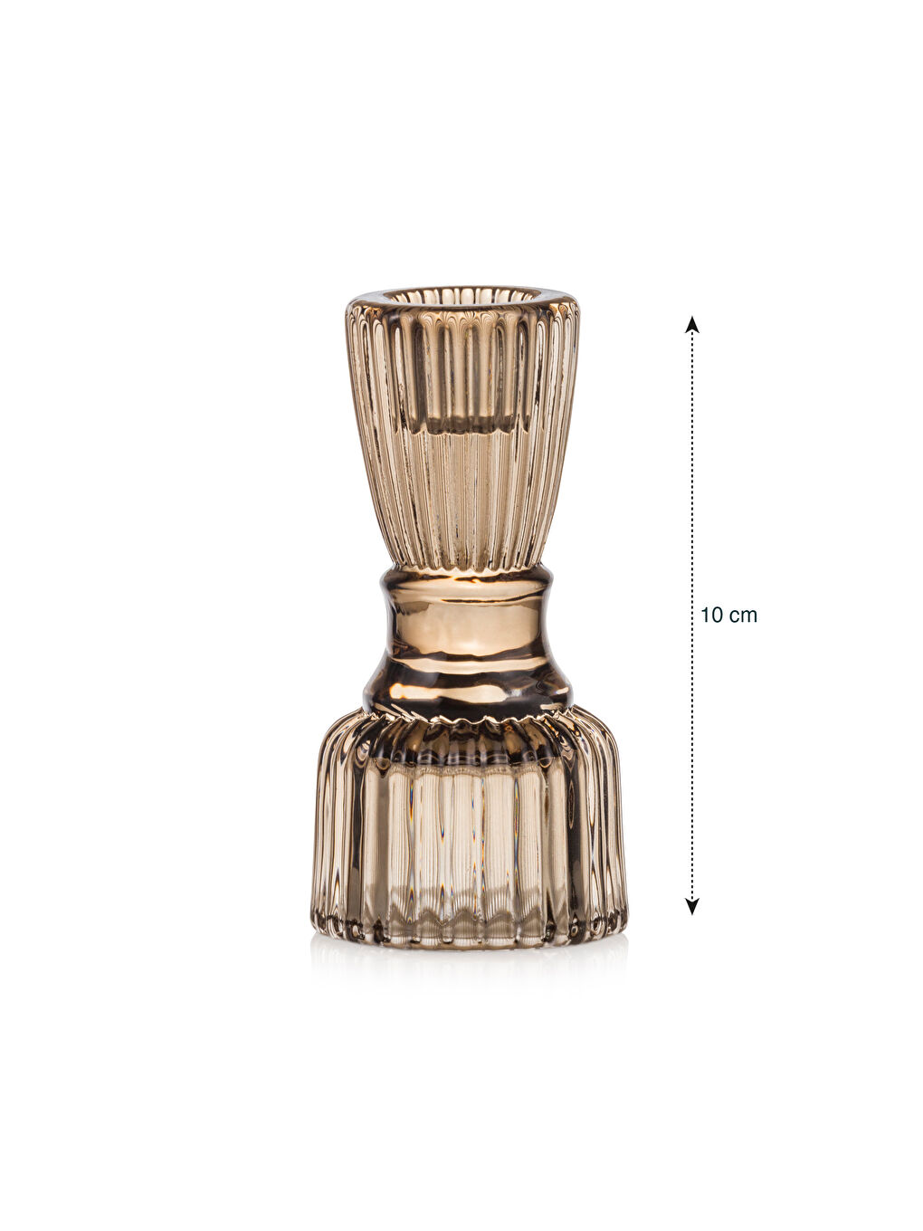 LCW HOME Decorative Glass Candle Holder 10 cm -W57311Z8-JQC