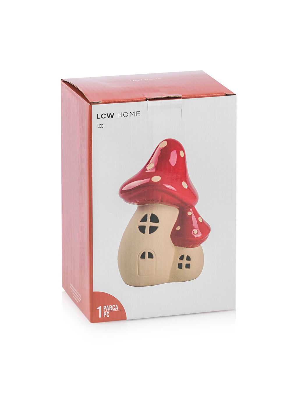 Ekru Mantar Figürlü Dekoratif Led Işık 20 cm-4