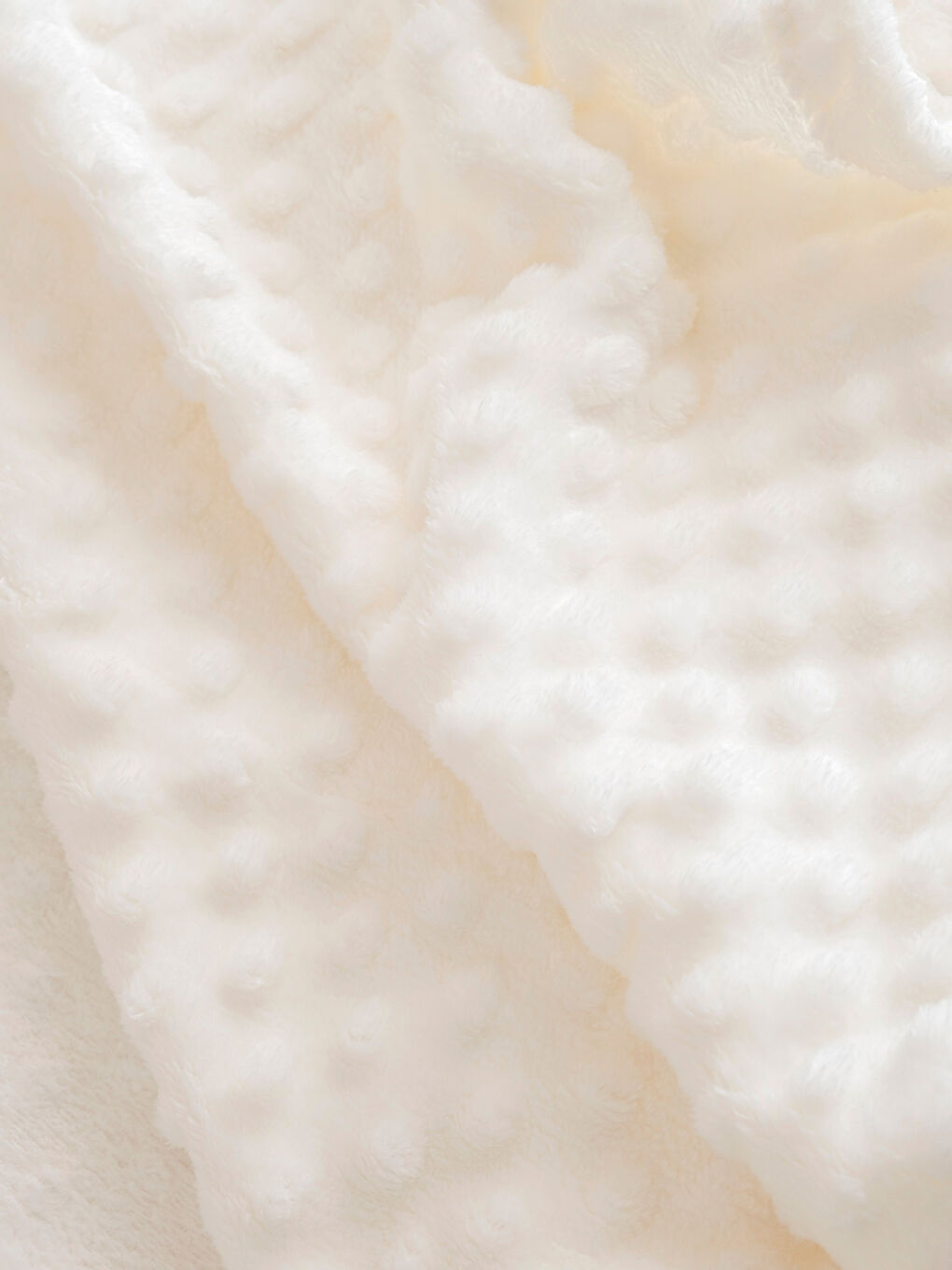 Ekru Çift Kişilik Pelüş Battaniye 200x220 cm-2