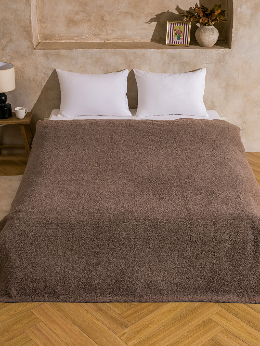 LCW HOME Double Plush Blanket 200x220 cm -W57728Z8-QYZ