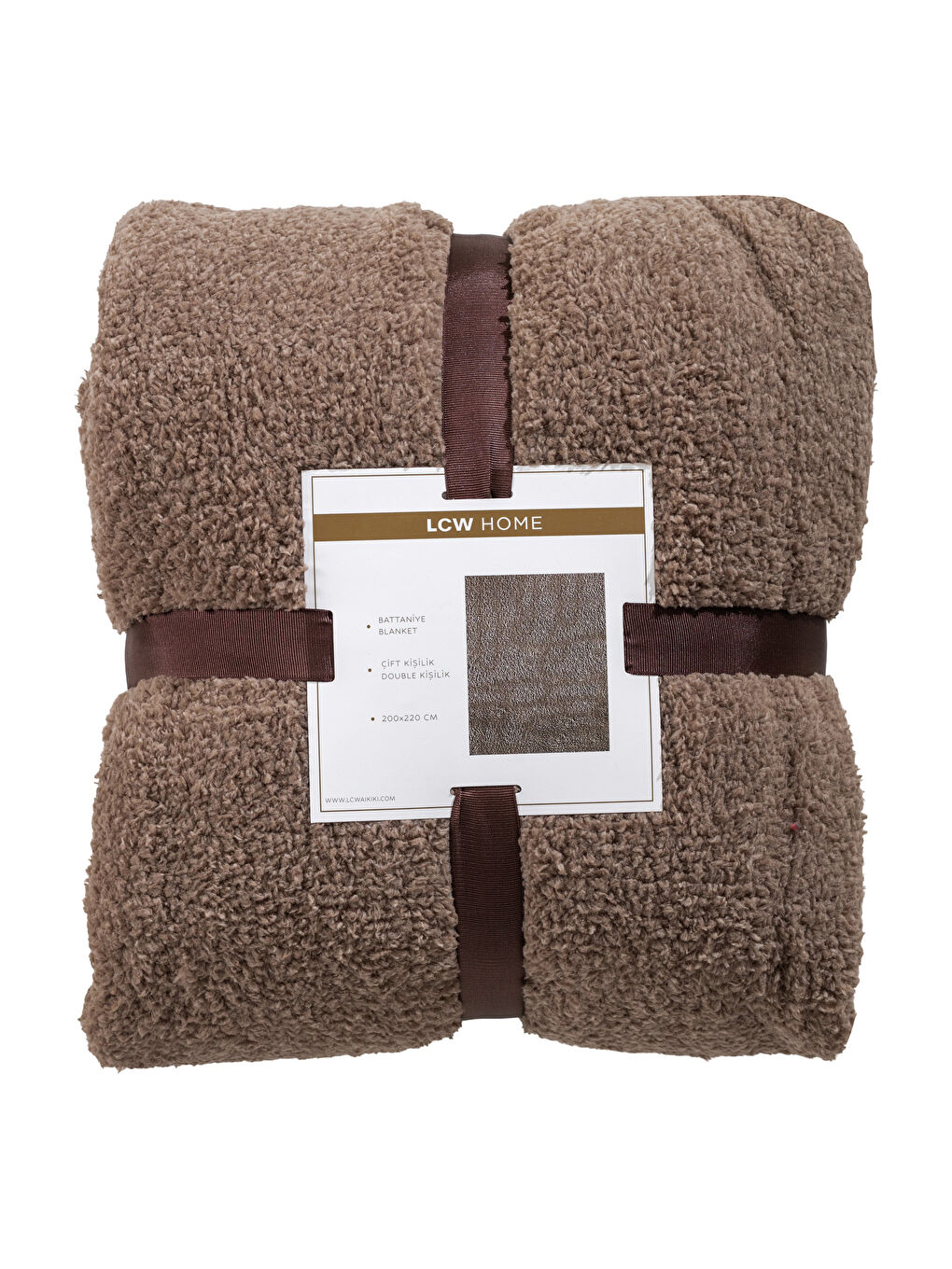 LCW HOME Double Plush Blanket 200x220 cm -W57728Z8-QYZ