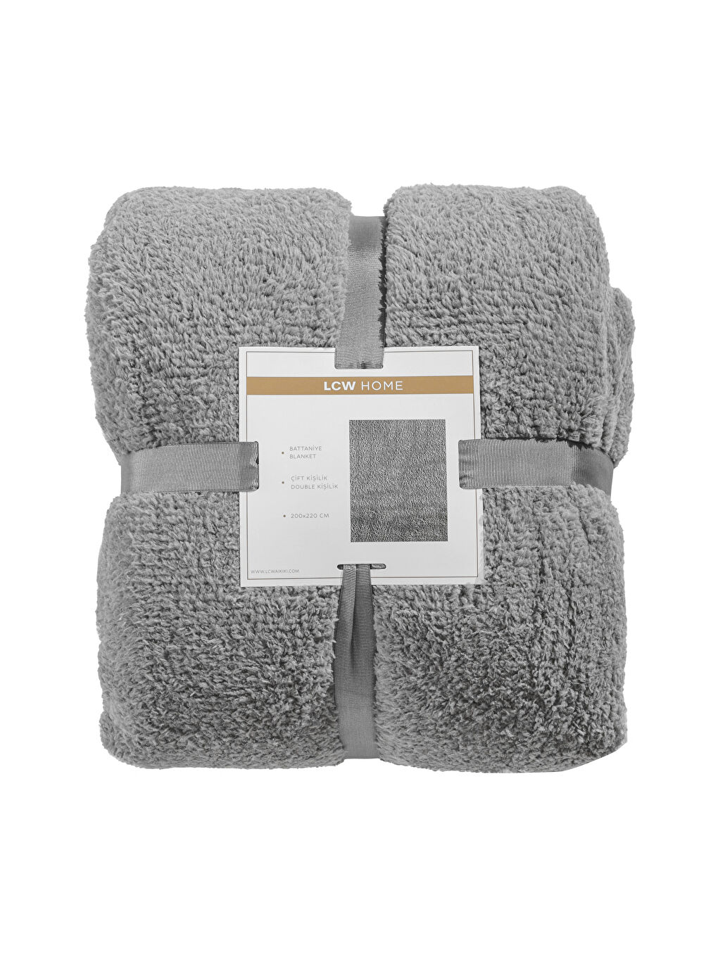 LCW HOME Double Plush Blanket 200x220 cm -W57728Z8-R17
